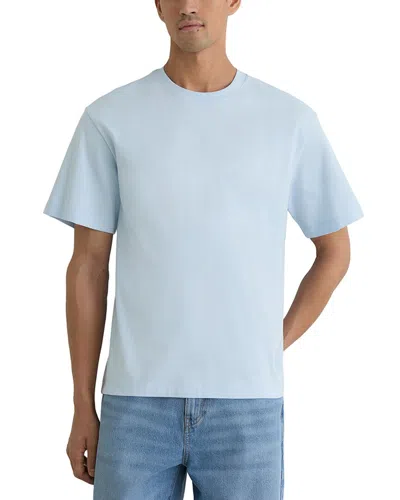 Reiss Tate Oversized Crew Ne T-shirt In White