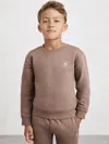Reiss Taupe Avery Top & Joggers Set In Brown