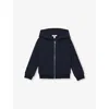 Reiss Taylor Hybrid Hooded Cotton-blend Puffer Jacket 3-13 Years Navy In Black