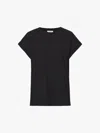 Reiss Tereza Cotton-jersey Crew Neck T-shirt In Black