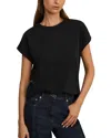 Reiss Tereza Cotton-jersey Crew Neck T-shirt In Navy