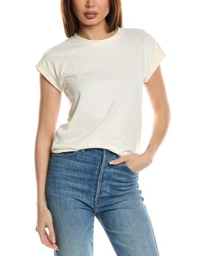 Reiss Tereza Jersey T-shirt In White