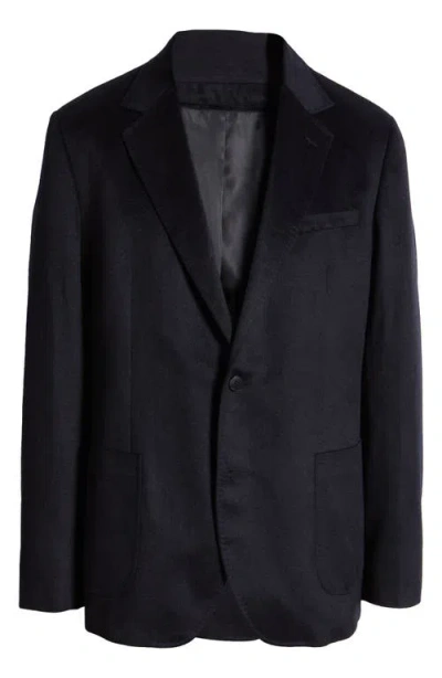Reiss Textured Navy Sport Coat In Black