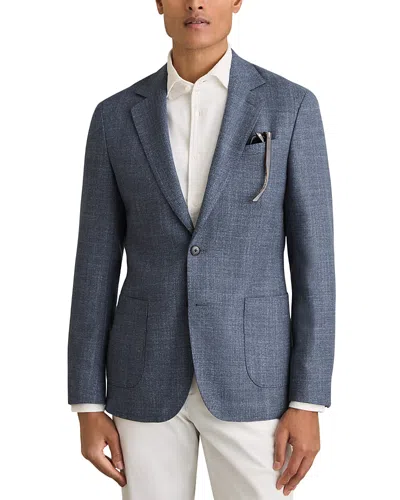 REISS TEXTURED NOTCH LAPEL SLIM FIT BLAZER