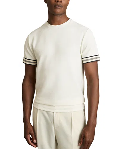 REISS TEXTURED TAPE TEE