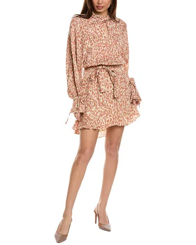 Reiss Teya Animal Print Short Dress