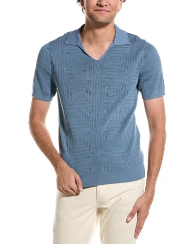 Reiss Thames Slim Fit Shirt In Blue