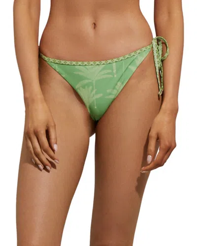 Reiss Thia Palm Print Tie Side Bottom In Animal Print