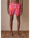 Reiss Tile Print 4.9 Swim Shorts