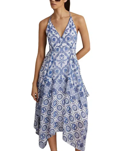 REISS REISS TILLER TILE PRINT STRAPPY MIDI