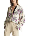 Reiss Tilly Orchid Print Blouse