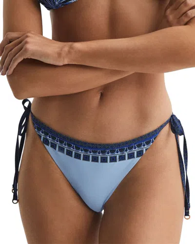 Reiss Tina Printed Trim Bikini Bottom