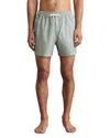Reiss Tito Drawstring Geometric Printed Swim Trunks In Pistachio