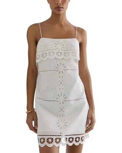Reiss Toni Shift Dress In White