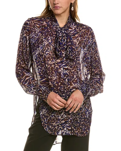 Reiss Tora Top In Blue