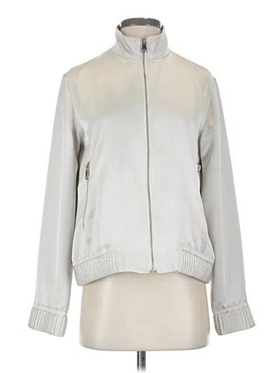 Pre-owned Reiss Track Jacket In Silver