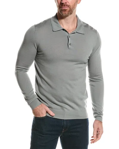 Reiss Trafford Wool Polo Sweater In Green