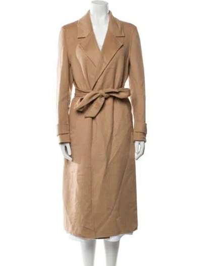 Pre-owned Reiss Trench Coat In Brown