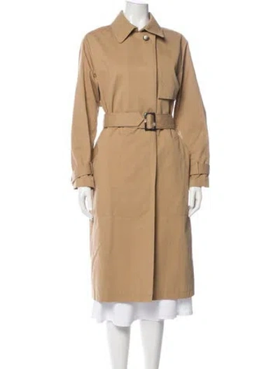 Pre-owned Reiss Trench Coat In Neutral