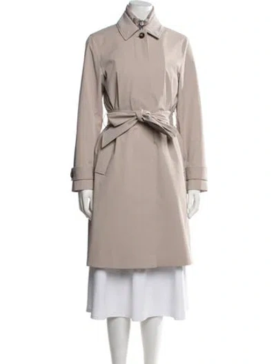 Pre-owned Reiss Trench Coat In Neutrals