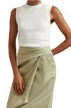 REISS REISS TRUDY COTTON RIB TANK