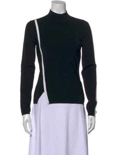 Pre-owned Reiss Turtleneck Sweater In Black