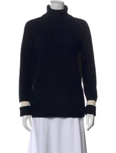 Pre-owned Reiss Turtleneck Sweater In Black