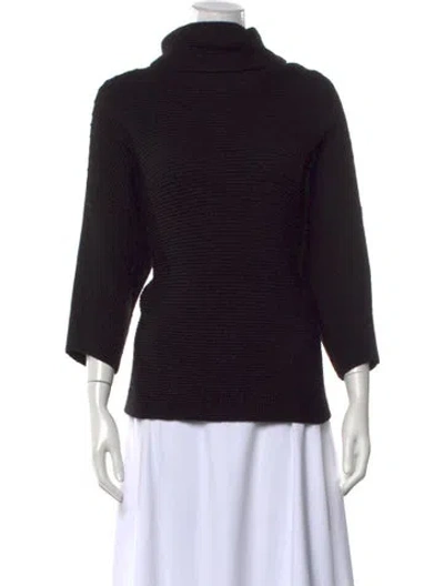 Pre-owned Reiss Turtleneck Sweater In Black