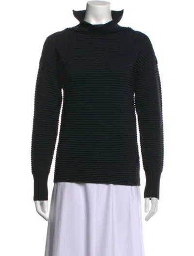 Pre-owned Reiss Turtleneck Sweater In Black