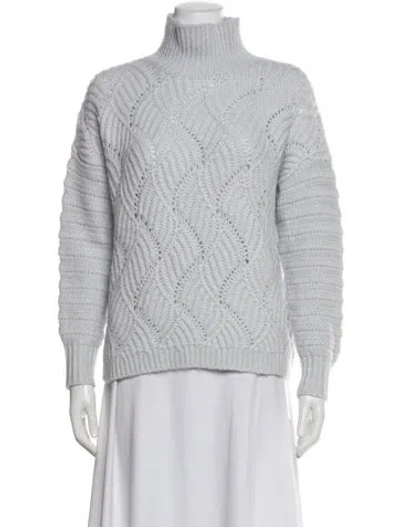 Pre-owned Reiss Turtleneck Sweater In Blue