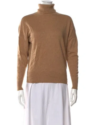 Pre-owned Reiss Turtleneck Sweater In Brown/neutrals