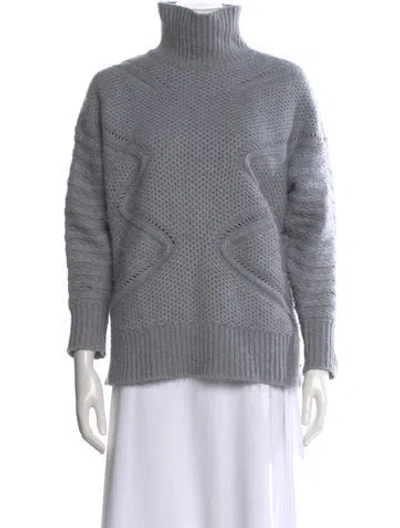 Pre-owned Reiss Turtleneck Sweater In Gray