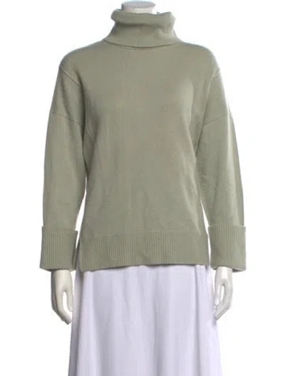 Pre-owned Reiss Turtleneck Sweater In Green