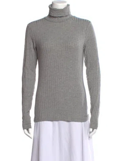 Pre-owned Reiss Turtleneck Sweater In Grey