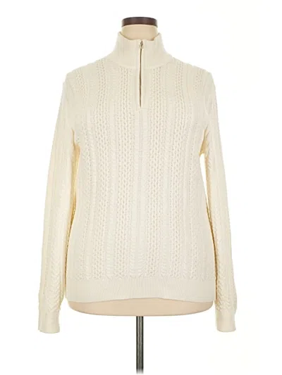 Pre-owned Reiss Turtleneck Sweater In Ivory