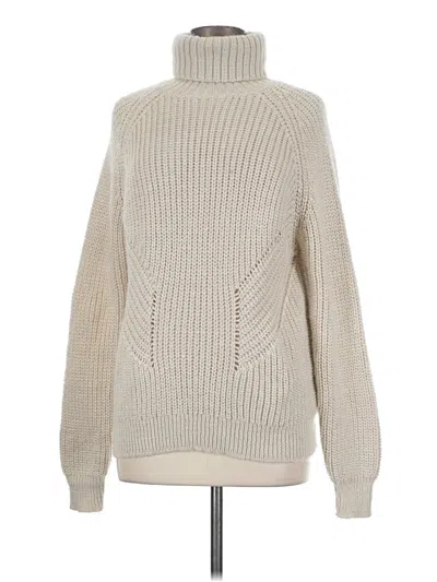 Pre-owned Reiss Turtleneck Sweater In Ivory