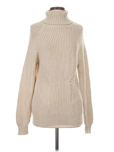 Pre-owned Reiss Turtleneck Sweater In Ivory