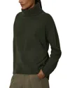 Reiss Turtleneck Sweater In Khaki