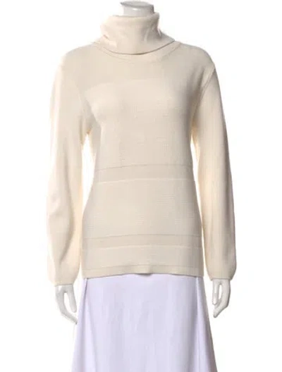 Pre-owned Reiss Turtleneck Sweater In Neutral