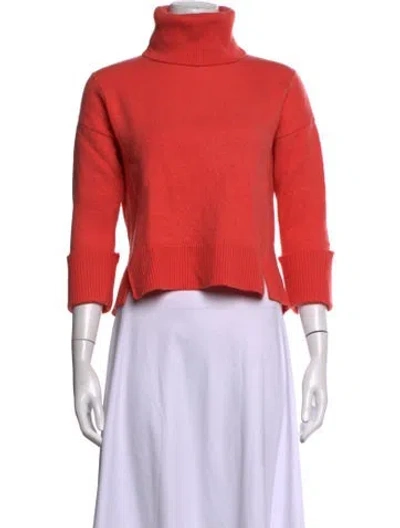 Pre-owned Reiss Turtleneck Sweater In Orange