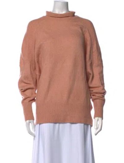 Pre-owned Reiss Turtleneck Sweater In Pink