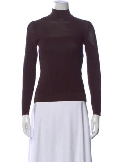 Pre-owned Reiss Turtleneck Sweater In Purple