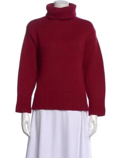Pre-owned Reiss Turtleneck Sweater In Red