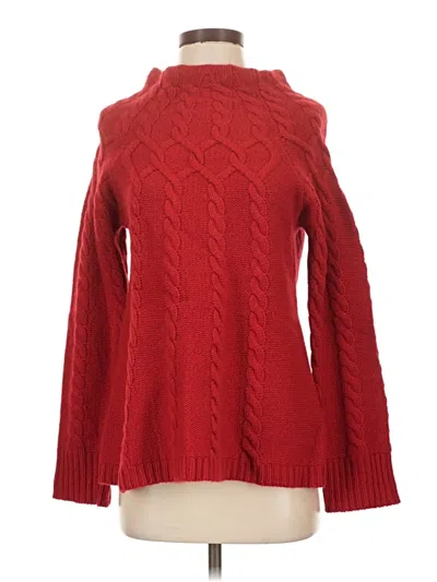 Pre-owned Reiss Turtleneck Sweater In Red