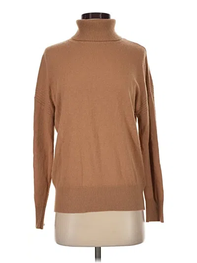 Pre-owned Reiss Turtleneck Sweater In Tan