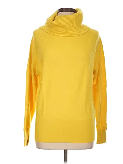 Pre-owned Reiss Turtleneck Sweater In Yellow
