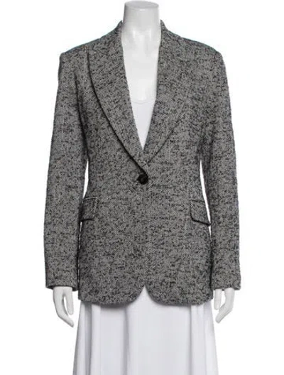 Pre-owned Reiss Tweed Pattern Blazer In Multi