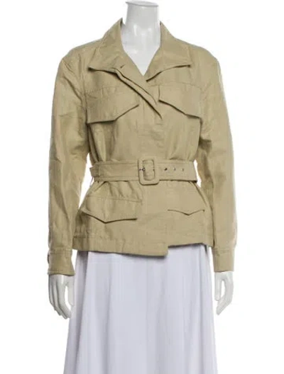 Pre-owned Reiss Utility Jacket W/ Tags In Neutral