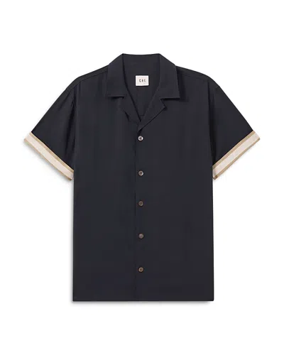 Reiss Baller In Navy/tobacco