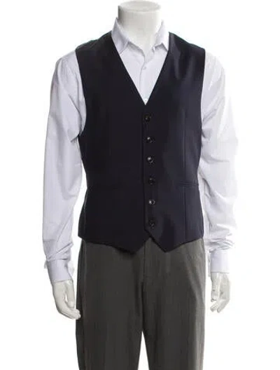 Pre-owned Reiss Vest In Blue